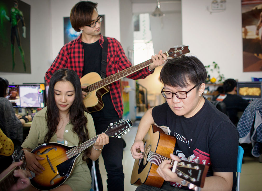 北京团队的音乐爱好者